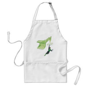 Avental Lanterna Verde - Quadrinhos, com máquina