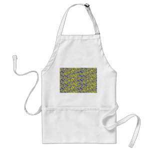 Avental Lapis Lazuli Swirlies Abstrato Pattern Apron