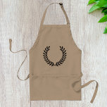 Avental Laurel Wreath Apron<br><div class="desc">Uma coroa de louros é um design interessante. É feita de galhos para vestir na cabeça da mitologia grega. Esta design é uma coroa de louros excelente. Vocês podem imaginar vestir. Este design de coroa de louros parece excelente neste avental. Perfeito para si mesmo ou como presente</div>