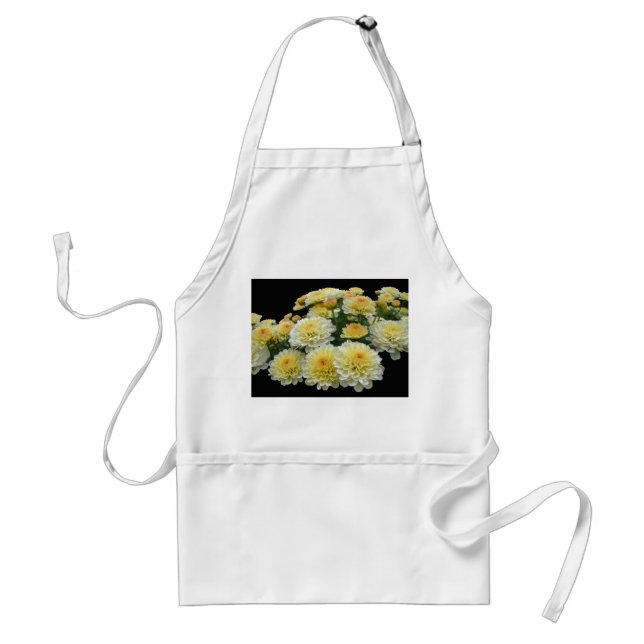 Avental Lemon Meringue Chrysanthemums (Frente)