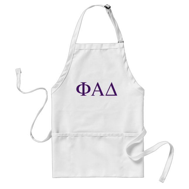 Avental Letras Gregas Phi Alpha Delta (Frente)