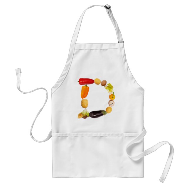 Avental letter “d” of fruits and vegetables (Frente)