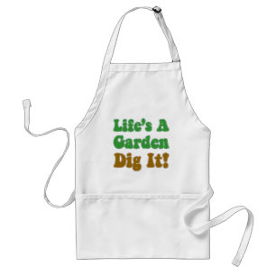 Avental Life's A Garden Dig It Cool Apron