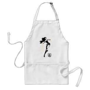 Avental Liga da Justiça  Mulher Maravilha Com Pop De Laç