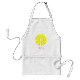 Avental Limonada Rosa Personalizada Lemon Apron