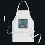 Avental Lírios de Claude Monet, Impressionismo venenoso<br><div class="desc">Waterlily (1914), de Claude Monet, é uma pintura impressionista de arte natural. Uma das muitas variações das pinturas florais de lírio-d'água que Monet pintou pelo lago em seu jardim floral em Giverny, França. Sobre o artista: Claude Monet (1840-1926) foi o fundador do movimento de pintura impressionista francês, com a maioria...</div>