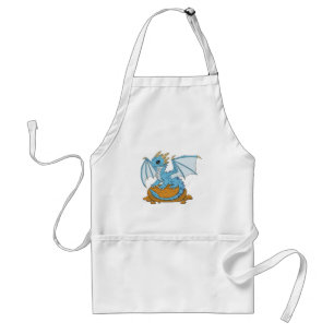 Avental Little Blue Dragon