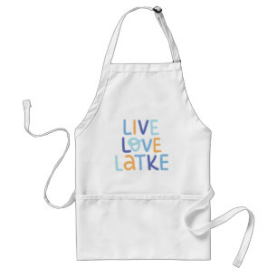 Avental Live Love Latke Hanukkah Design