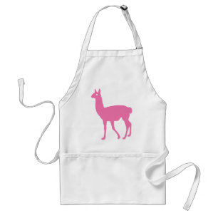 Avental Llama Apron rosa