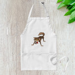 Avental Lobo Fome<br><div class="desc">Solte seu lado selvagem na cozinha com este avental impressionante com um gráfico de um lobo marrom faminto e zangado. Perfeito para amantes de os animais, entusiastas ao ar livre ou qualquer pessoa que aprecie designs ousados e únicos, este avental faz uma declaração enquanto o mantém limpo e protegido durante...</div>