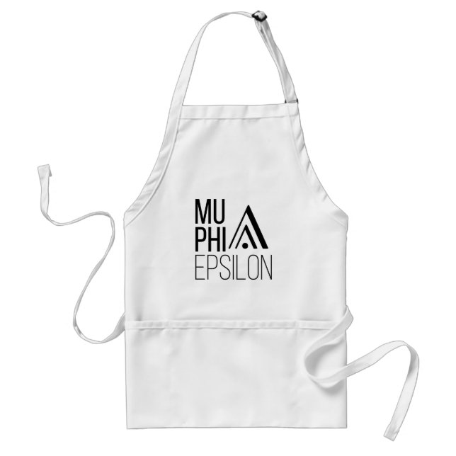 Avental Logotipo da Mu Phi Epsilon (Frente)