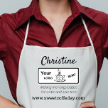 Avental Logotipo de empresa Barista Adulto Apron<br><div class="desc">O logotipo comercial Barista Apron é um item essencial para qualquer funcionário de barista ou compro de café. Esse avental é projetado para ser confortável, na moda e durável na frente da placa, há bolsos para armazenar utensílios e outros itens necessários enquanto trabalha atrás do balcão. Além disso, este avental...</div>