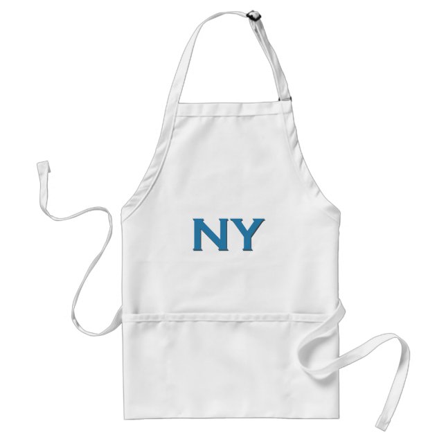 Avental Logotipo de NY (texto) (Frente)