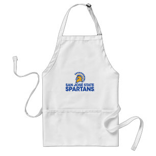 Avental Logotipo Wordmark de Spartans do estado de San