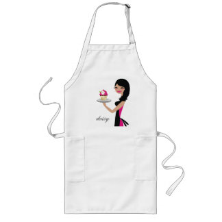 Avental Longo 311 Brunette ondulado de Cutie | do cupcake da
