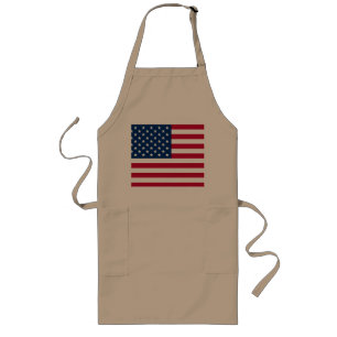 Avental Longo 4 DE JULHO PATRIOT Kitchen GRILLOUT Aprons