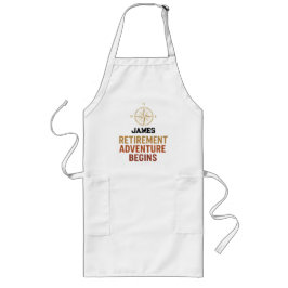 Avental Longo A aventura de aposentadoria começa, aposentada