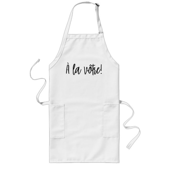 Avental Longo À la vôtre (Cheers) (Frente)