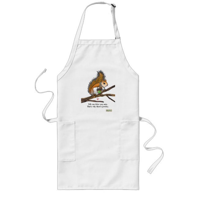 Avental Longo A Vida Pode Levar Loucos Longos Apron (Frente)