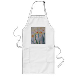 Avental Longo Abstrato Daffodils Apron