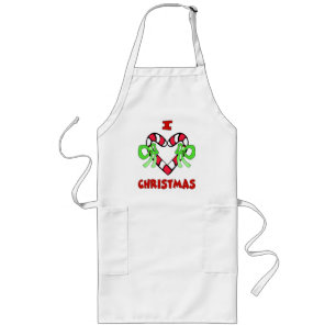 Avental Longo Adoro o Natal Apron