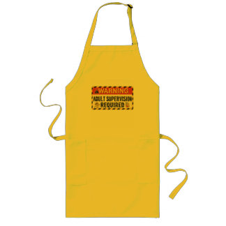 Avental Longo Adult Supervision Apron