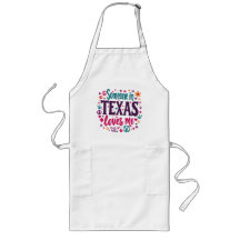 Alguém no Texas Me Ama - Arte Retro Hippie do Texa