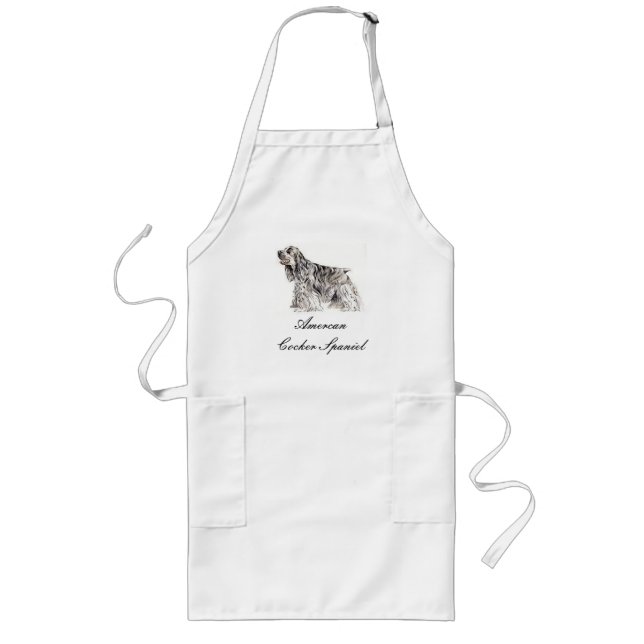 Avental Longo American Cocker Spaniel Apron (Frente)