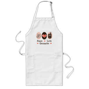 Avental Longo Amor Geocache da paz