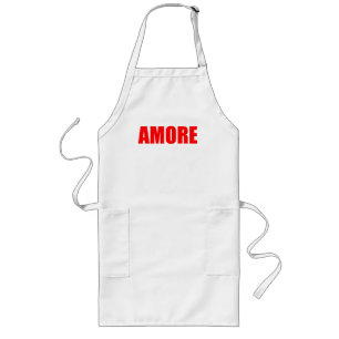 Avental Longo Amores em italiano