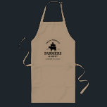Avental Longo Animais de fazenda russos de fazendeiros personali<br><div class="desc">Animais de fazenda russos de fazendeiros personalizados da Long Apron - O mercado de fazendeiros russos pode ser personalizado com seu nome ou nome comercial. Possui animais de criação e produtos frescos.</div>