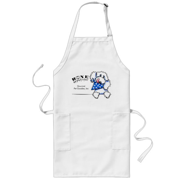 Avental Longo Apetite Óssea De Cão! Comidas Pet Gourmet Personal (Frente)
