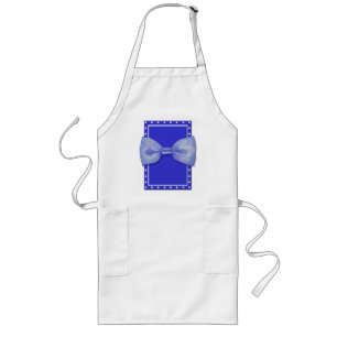 Avental Longo Apron Blue Bowtie