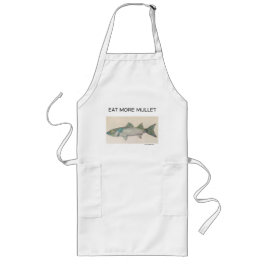 Avental Longo Apron Come Mais Mullet, Peixe Mínimo Limpo Apron
