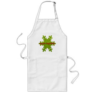 Avental Longo Apron de Natal Verde!