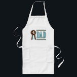 Avental Longo Apron do Dia de os pais Número Um<br><div class="desc">Excelente para Dia de os pais,  Novo papai e aniversário. Jamie Wogan Edwards</div>
