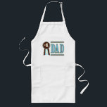 Avental Longo Apron do Dia de os pais Número Um<br><div class="desc">Excelente para Dia de os pais,  Novo papai e aniversário. Jamie Wogan Edwards</div>