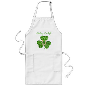 Avental Longo Apron Glitter Shamrock E Horragia
