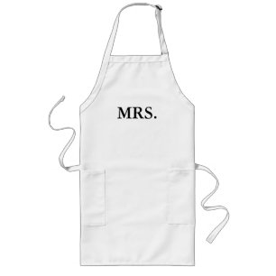 AVENTAL LONGO APRON-MR E SRA. BRIDE E GROOM