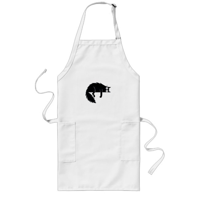 Avental Longo Apron para amantes de gatos (Frente)