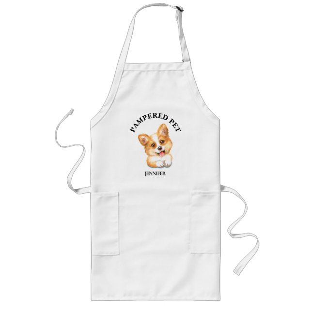 Avental Longo Apron Personalizado para o Cultivo de Animais de C (Frente)