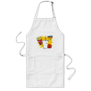 Avental Longo Aqua Teen Hunger Force Explosive Graphic