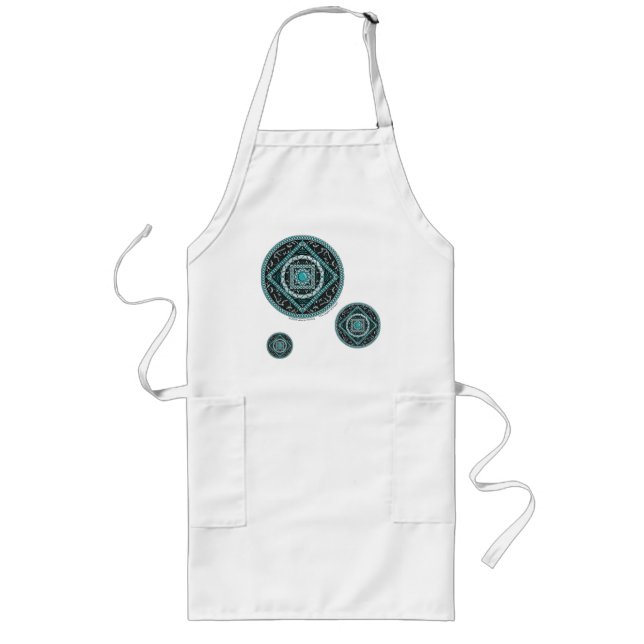 Avental Longo Aquarius Mandala Apron (Frente)