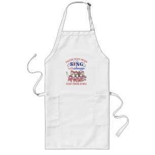 Avental Longo Aqueles que desejam cantar - Apron (masculino)