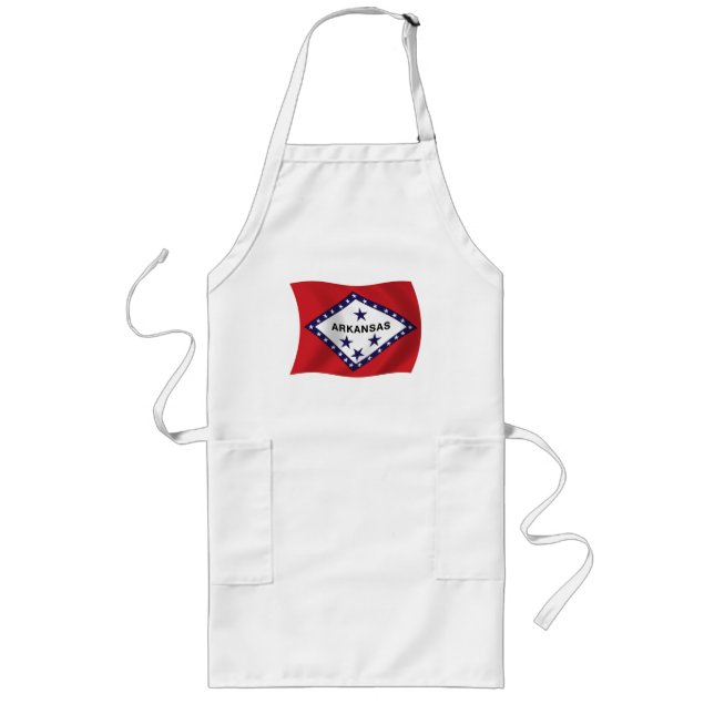 Avental Longo Arkansas Flag Apron (Frente)