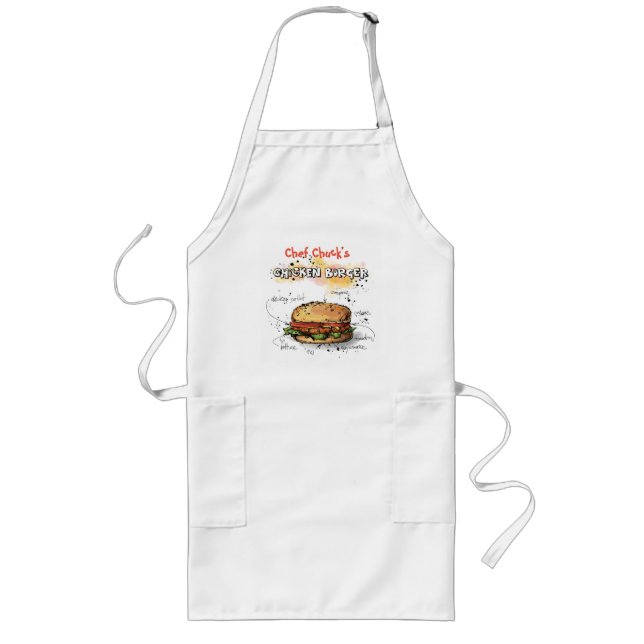 Avental Longo Arte Personalizada de Griling Apron (Frente)