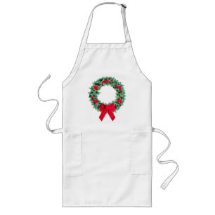 Avental Longo Árvore Natal Apron