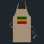 Avental Longo Bandeira Rastafarian Rasta Etiópia<br><div class="desc">As cores vermelha, verde e amarela representam a bandeira do Rastafarianismo, mas são também uma bandeira da Etiópia. Aqui está um presente rasta de alta qualidade e um design excelente para todos os rastafarianos. Visite nossa loja para encontrar presentes mais legal no rasta e outras ideias de presentes no mundo....</div>