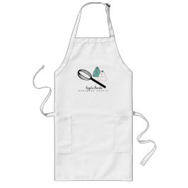 Avental Longo Biscoitos de Natal caseiros Desenhados à Mão