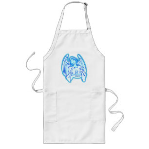 Avental Longo Blue Angel Of Peace Apron